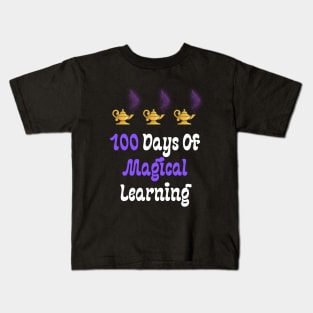 100 Days Of Magical Learning Kids T-Shirt